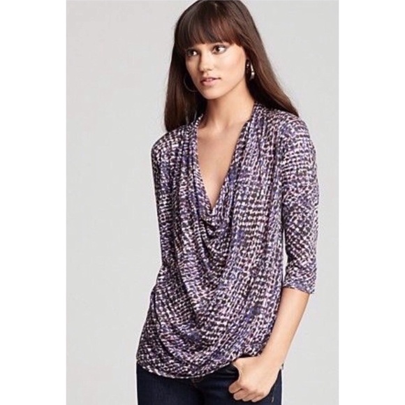 Soft Joie cowl neck printed Top - Picture 1 of 5